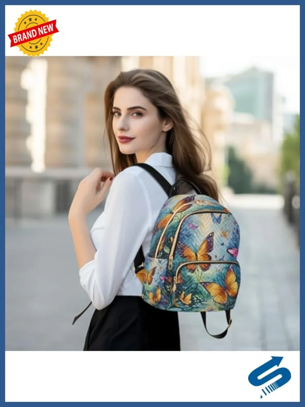 Women's Fashion Backpack Purse Rucksack Polyester Casual Travel Daypack